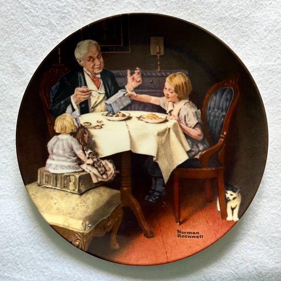 Norman Rockwell Other - Norman Rockwell “The Gourmet” Limited Edition Collectors Plate 8 ½”